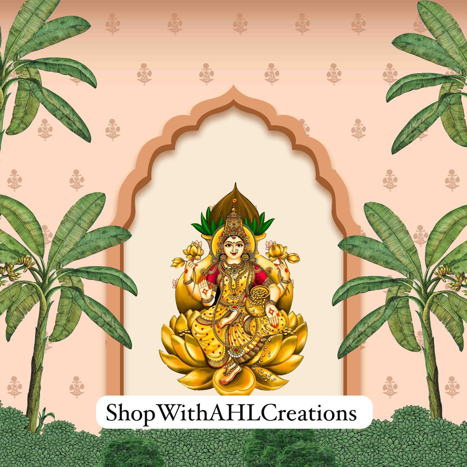 Navaratri Backdrop decor | Varalakshmi Vratham Backdrops | Lakshmi Devi Backdrop for Festival Decor | Sravanamasam decoration