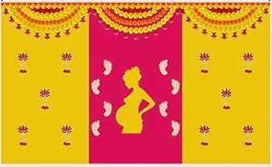 Seemantham Backdrop | Indian backdrops for Baby Shower events