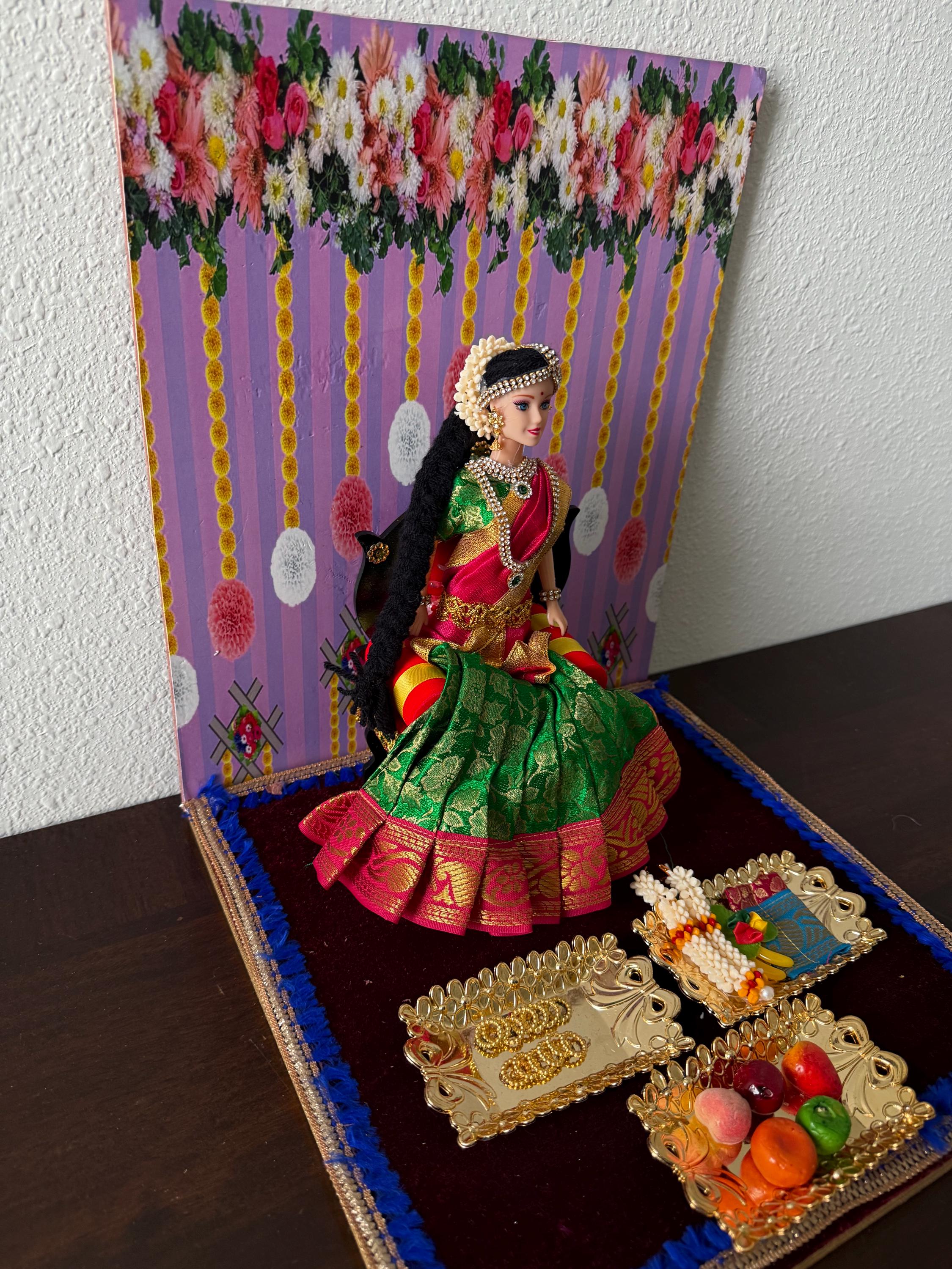 Housewarming and Baby Shower Dolls | Gruhapravesham doll set | Seemantham Doll Set | Half Saree Function Doll Set| Pellikuthuru Doll Set
