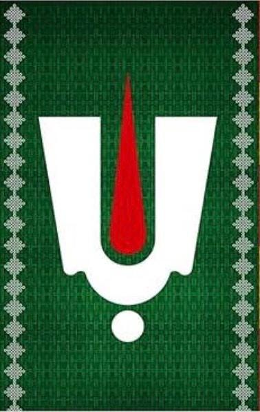 Balaji Namam Backdrop (4FT-8FT) and 8ft - 8FT Cloth for Pooja Decoration,Satyanarayan Pooja, Traditional Background Cloth for Festival.