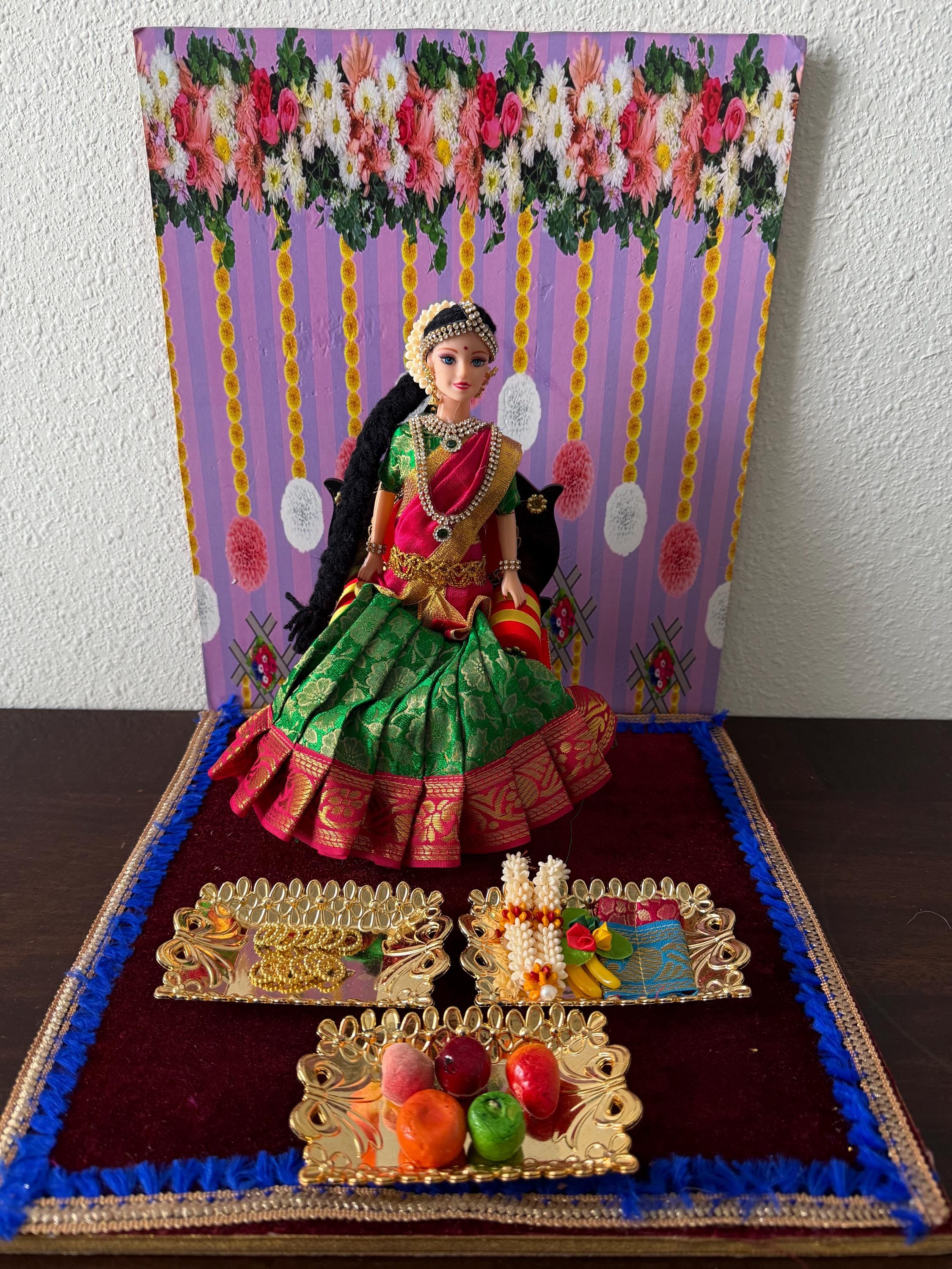 Housewarming and Baby Shower Dolls | Gruhapravesham doll set | Seemantham Doll Set | Half Saree Function Doll Set| Pellikuthuru Doll Set