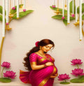 Seemantham Backdrop | Indian backdrops for Baby Shower events