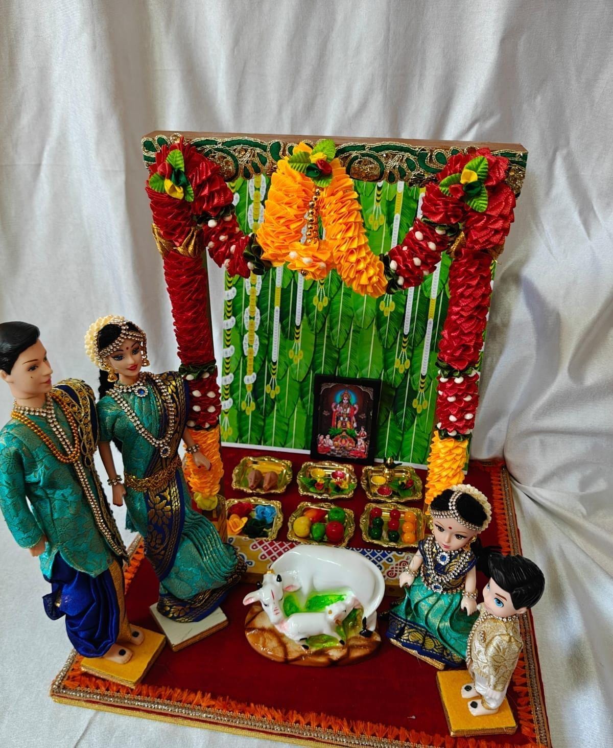 Housewarming and Baby Shower Dolls | Gruhapravesham doll set | Seemantham Doll Set | Half Saree Function Doll Set| Pellikuthuru Doll Set