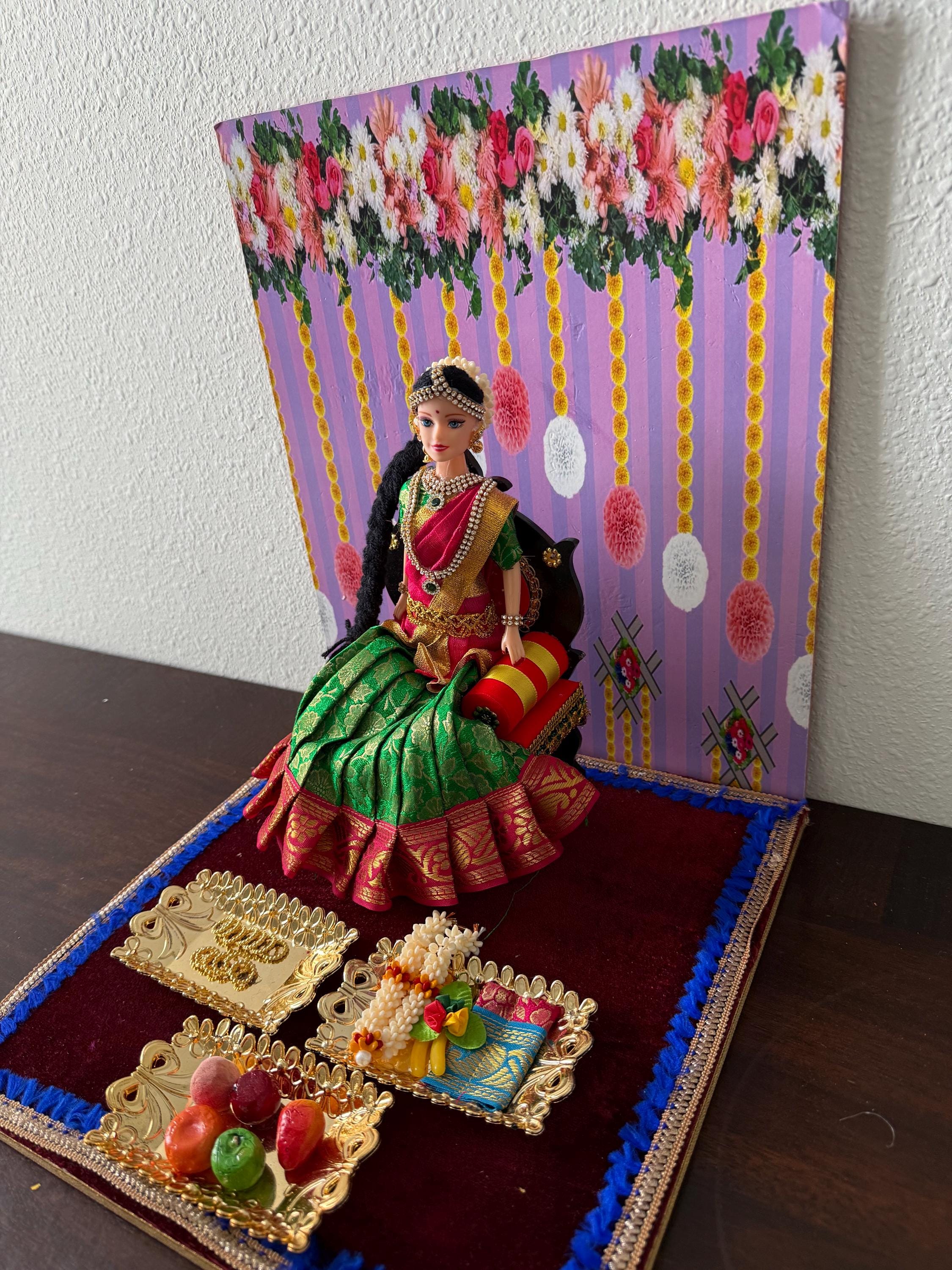 Housewarming and Baby Shower Dolls | Gruhapravesham doll set | Seemantham Doll Set | Half Saree Function Doll Set| Pellikuthuru Doll Set