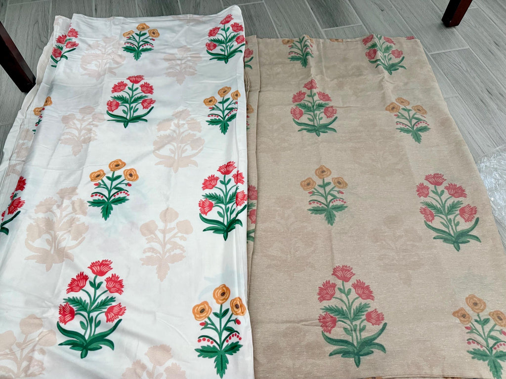 Velvet & Jute Pooja Mat: Indian Festival Decor (8ft x 8ft)