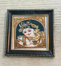 Tanjore Style Hindu God Photo Frame: Small Altar Decor